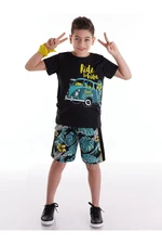 Mushi Vosvos Hawaiian Boys Shorts Set