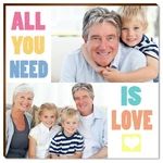 Fotopanel, All you need is love, 15x15 cm