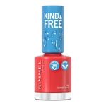 Rimmel London Kind & Free 8 ml lak na nechty pre ženy 155 Sunset Soar