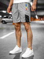 Pantaloni scurți de training gri Bolf KS2559