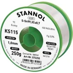 Cínová pájka PBF Sn99Cu1, Ø 1 mm, 250 g, Stannol KS115