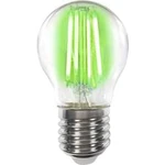 LED žárovka LightMe LM85316 230 V, E27, 4 W, zelená, A++ (A++ - E), kapkovitý tvar, vlákno, 1 ks