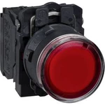 Světelné tlačítko Schneider Electric XB5AW34M5, 600 V, 6 A, tmavě šedá , červená, 1 ks