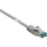 Síťový kabel RJ45 Basetech BT-2270601, CAT 6A, S/FTP, 1.00 m, šedá