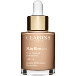 Clarins Skin Illusion Natural Hydrating Foundation rozjasňující hydratační make-up SPF 15 odstín 108W Sand 30 ml