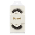 Bloom Natural nalepovací řasy z přírodních vlasů No. 117 (Black) 1 cm