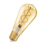 LED žárovka Vintage 1906 E27 OSRAM 4,5W (25W) teplá bílá (2000K) Retro Filament Gold Edison stmívatelná