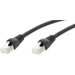 Síťový kabel RJ45 Telegärtner L00006D0101, CAT 5e, F/UTP, 50.00 m, černá