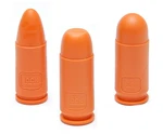 Školní náboje Dummy Round Glock® / 9x19 mm / 50 ks (Barva: Červená)