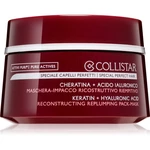 Collistar Attivi Puri Keratin+Hyaluronic Acid Mask intenzívna regeneračná maska pre poškodené a krehké vlasy 200 ml