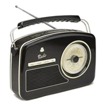 Rádio v čiernej farbe GPO Rydell Nostalgic Dab Radio Black