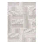 Béžový vonkajší koberec Flair Rugs Blocks, 120 x 170 cm