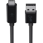 Belkin #####USB-Kabel #####USB 3.2 Gen1 (USB 3.0 / USB 3.1 Gen1) #####USB-A Stecker, #####USB-C™ Stecker 91.00 cm čierna