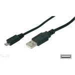 Digitus #####USB-Kabel USB 2.0 #####USB-A Stecker, #####USB-Micro-B Stecker 1.00 m čierna