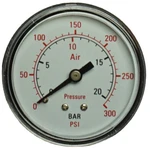 Aerotec manometer 9414582  Pripojenie (manometer): zadná strana  Vonkajší závit 1/4" 1 ks