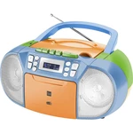 Dual DAB-P 210 Boombox rádio s kazetovým prehrávačom DAB+, FM CD, kazeta, AUX   farebná