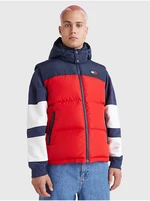 Vesty pre mužov Tommy Jeans - červená, tmavomodrá