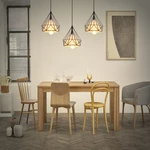 Farmhouse Black Pendant Lighting 3-Light Industrial Modern Hanging Lighting Fixtures for Dining Room Bedroom Kitchen Liv