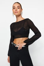 Trendyol Black Shiny Blouse