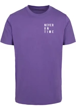 Never On Time Tee Ultraviolet