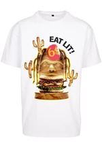 Eat Lit Oversize Tee White