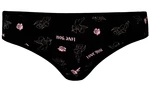 Women's panties Frogies Black Pink Rose