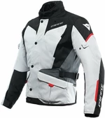 Dainese Tempest 3 D-Dry Glacier Gray/Black/Lava Red 60 Blouson textile