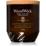 Woodwick Ginger & Turmeric vonná svíčka s dřevěným knotem 184 g