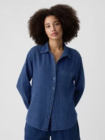 GAP Mušelínová košile oversize - Dámské