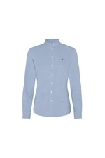 Tommy Hilfiger Shirt - RECYCLED OXFORD REG LS SHIRT blue