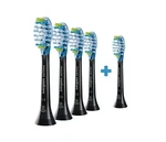 Philips Sonicare Premium Plaque Defence HX9045/33 náhradní hlavice 4+1 ks black