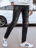 Men's Black Denim Dstreet Pants