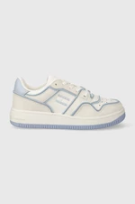 Sneakers boty Tommy Jeans TJW RETRO BASKET FOAM EDGE bílá barva, EN0EN02420