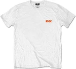 AC/DC Camiseta de manga corta Logo Blanco S