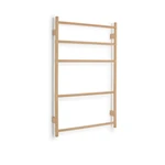 Wieszak na ręczniki z drewna dębowego Wireworks Towel Rail Wallbar