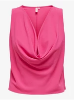 Deep pink women's top ONLY Mette - Women