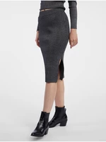 Dark grey women's sweater skirt ORSAY