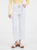Orsay Bílé dámské široké džíny - Dámské