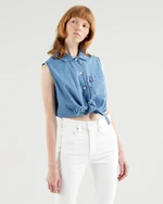 Levi's® Rumy Button Crop top Modrá