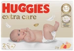 HUGGIES Plienky jednorázové Extra Care 2 (3-6 kg) 58 ks