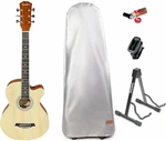 Pasadena SG026C SET Natural Guitare acoustique Jumbo