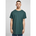 Men's Long Shaped Turnup T-Shirt - Green