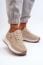 Women's Platform Sneakers Beige Rottiana