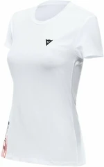 Dainese T-Shirt Logo Lady White/Black L Camiseta de manga corta