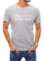 Light grey men's T-shirt Dstreet