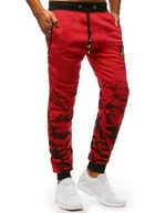 Pánske tepláky DStreet Red camo