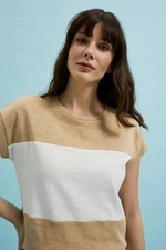 Women's T-shirt MOODO - beige