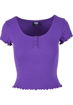 Women's T-shirt Rib Babylock purple