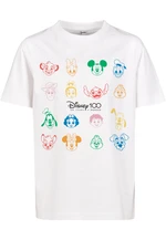 Disney 100 Faces Children's T-Shirt White