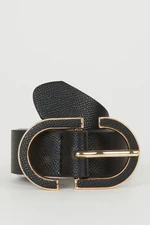 DEFACTO Women's Faux Leather Classic Belt